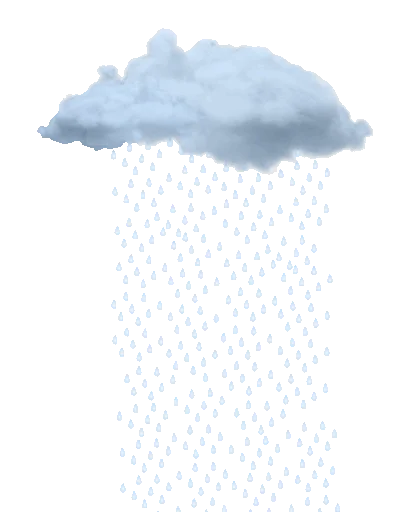 Raining cloud
